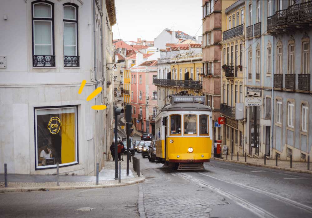 Venir chez Café Joyeux situé en plein coeur de la ville de Lisbonne